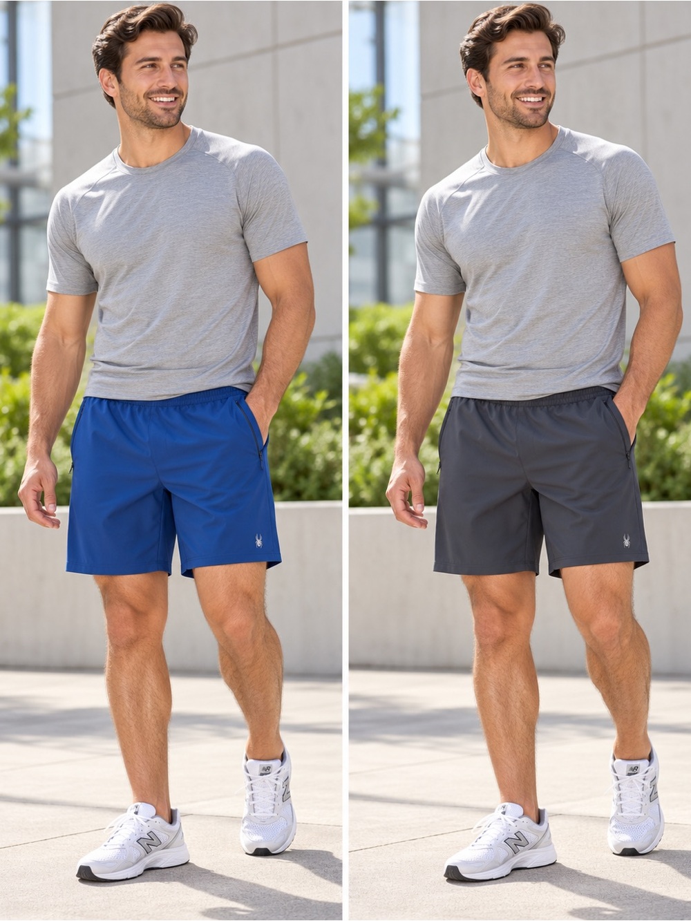 Set of 2 Men’s Spyder Unlined Active Shorts